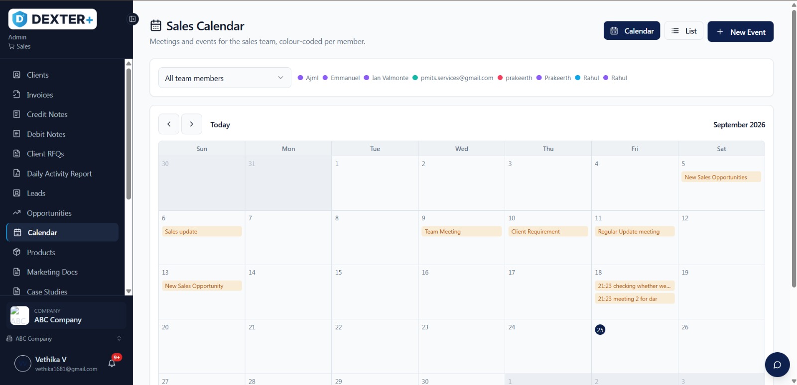 Keep Meetings on the Sales Calendar
